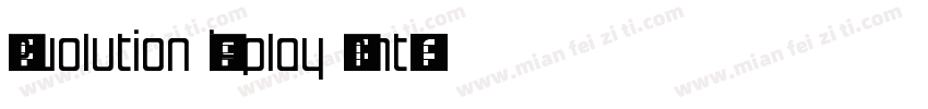 Revolution Display Font字体转换